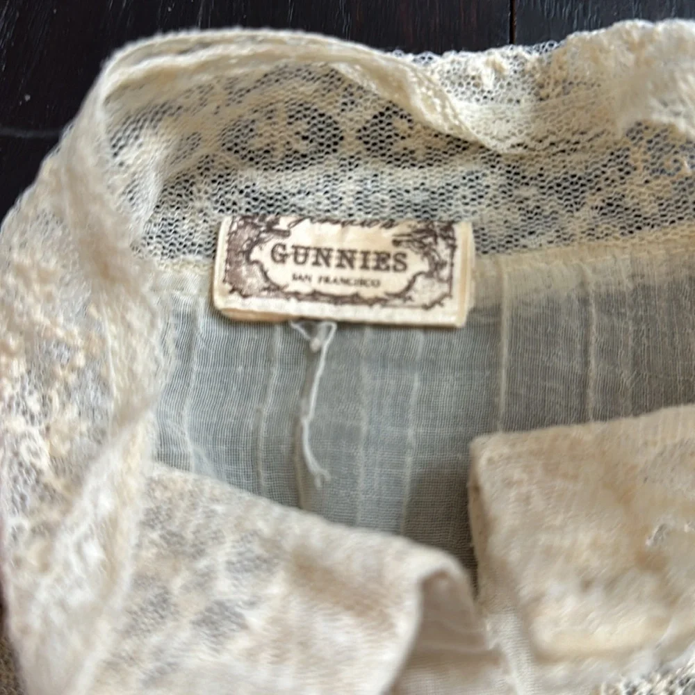 Gunne Sax lace blouse - Picture 3 of 5